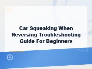 Car Squeaking When Reversing: Beginner's Brake Squeak Troubleshooting Guide